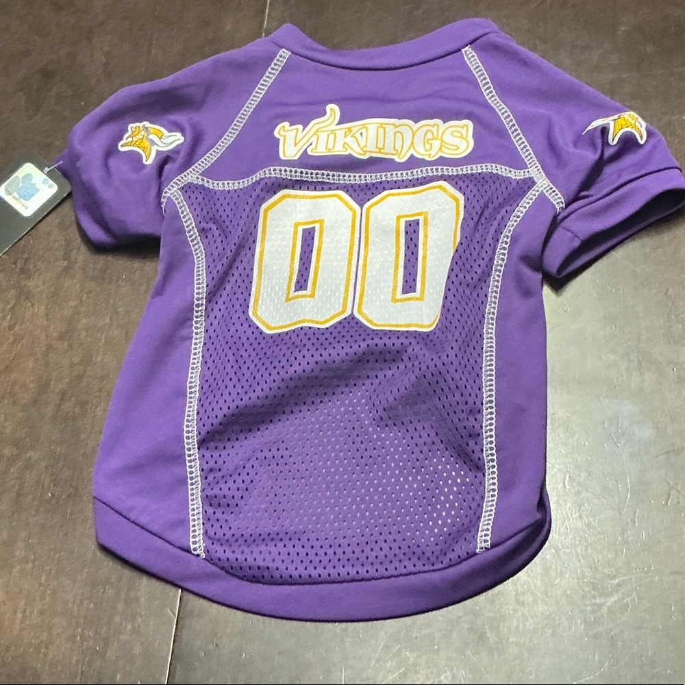 Dog Purple Sports Vikings Jersey - NWT
